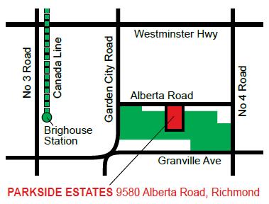 PARKSIDE ESTATES - Locator map
